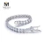 Import Messi Jewelry 0.5ct/5mm DEF white classic design 14k/18k gold tennis moissanite bracelets for women from China