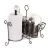 Import Metal  Caddy Buffet Caddy Organizer for Silverware, Plates, Utensils, Flatware, Napkins, Cutlery with Paper Towel Holder from China