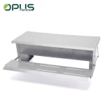 Metal material outdoor poultry food feeder trough treadle automatic chicken feeder