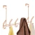 Import Metal Over the Door Organizer 6-Hook Rack for Coats/Hats/Robes/Towels from China