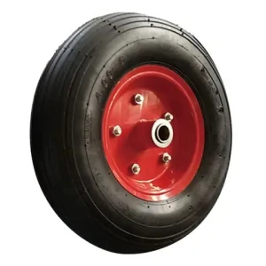 Metal Rim Air Wheelbarrow Wheel with Rubber Tire for Material Handling Equipment Parts