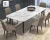 Import Metal stainless steel restaurant home furniture square dining tables from China