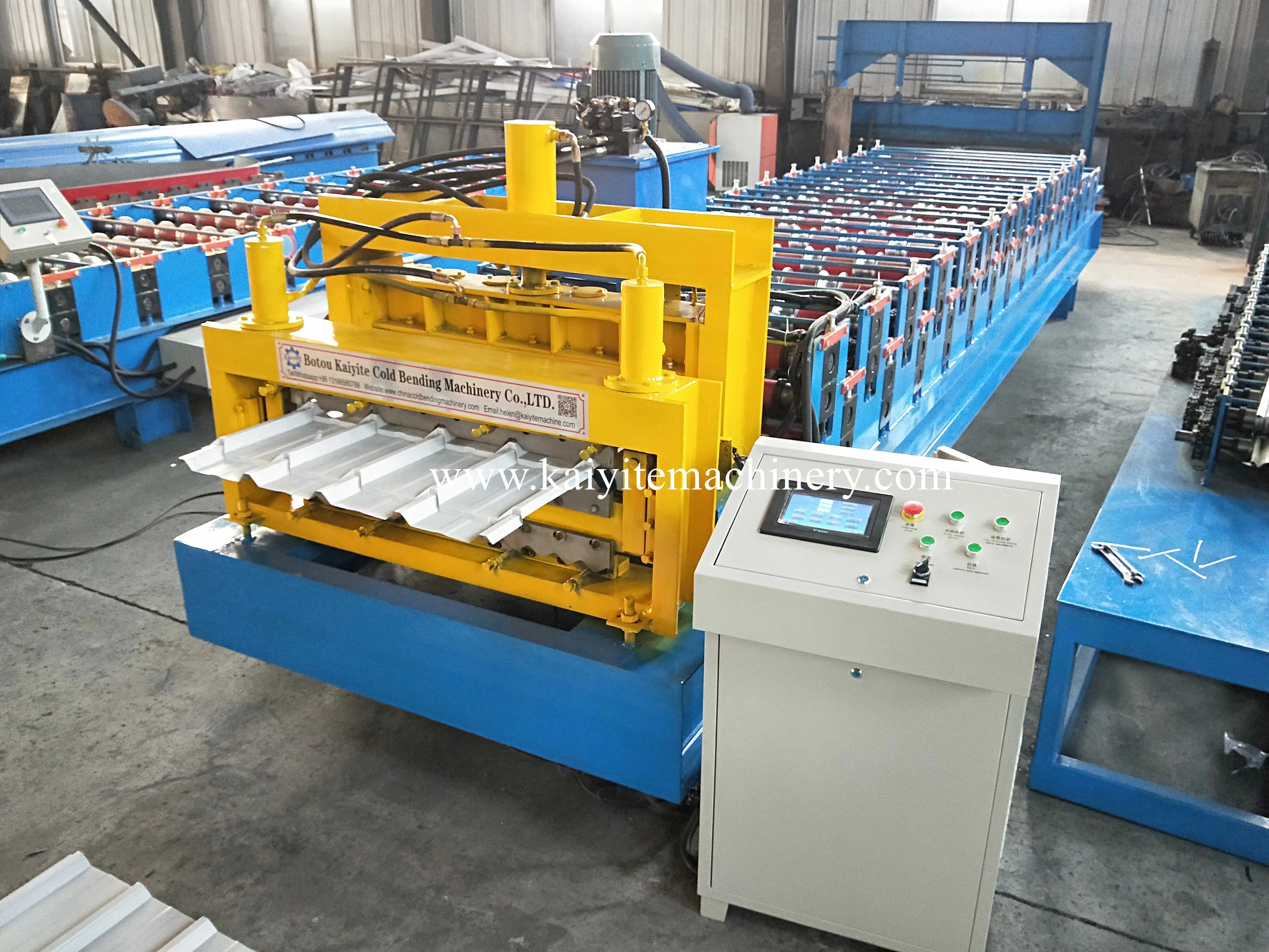 Metal Steel Double Layer Roof Plate Iron Sheet Tiles Cold Roll Forming Making Machine