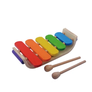 MeToy rubber wood wooden baby toys musical instrument wooden xylophone toy for kids