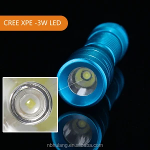 Mini flash light aluminum alloy portable led torch flashlight with Keychain HL-10