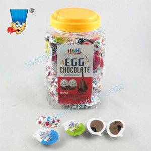 Mini Surprise Egg Chocolate Filled With Sasame Centre