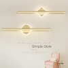 Mirror lamp modern minimalist hotel bathroom mirror cabinet led wall light creative personality dressing table makeup lamps