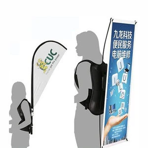 Mobile digital billboard outdoor street banner backpack walking billboard
