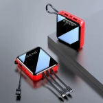 Mobile power fast charger LED display custom logo mini portable charger 10000mah