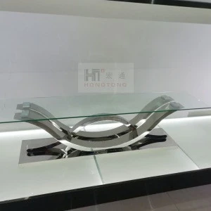 Modern Design Furniture Tempered Glass Top TV Stand