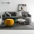 Import Modern designer round upholstery velvet metal frame living room ottoman stool from China