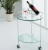 Modern hotel furniture food service trolley cart stainless steel wine trolleys tea food service trolley