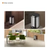 Modern stainless steel foot pedal trash can with oem services for hotel