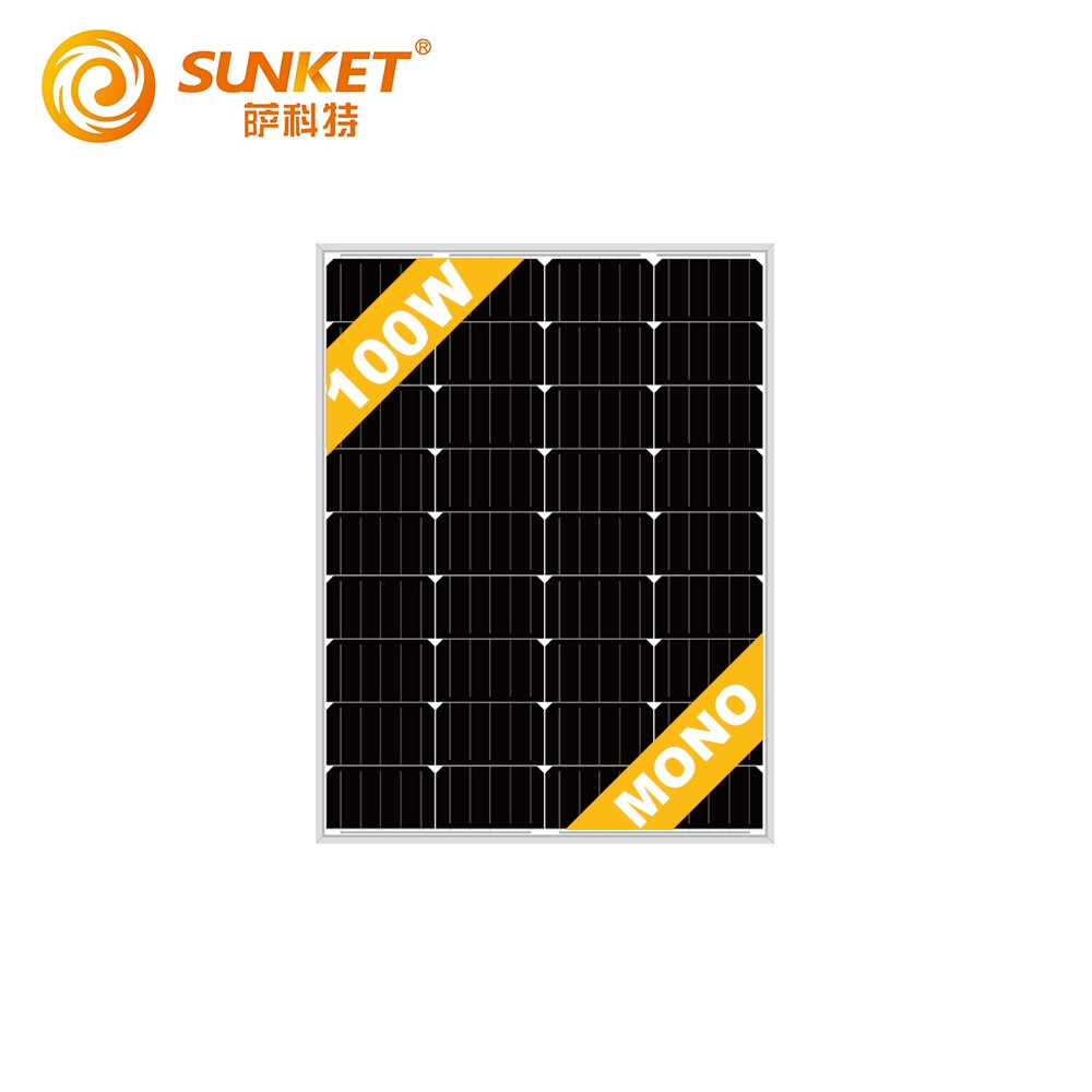Mono 100 w 200 w 250 w 300 watt Solar Panel 12V 24V 36V Monocrystalline Solar Panel
