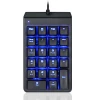 MOTOSPEED K22 Mechanical Numeric Keypad Wired 22 Keys Mini Numpad Backlight Keyboard Extended Layout for Cashier Red Switch