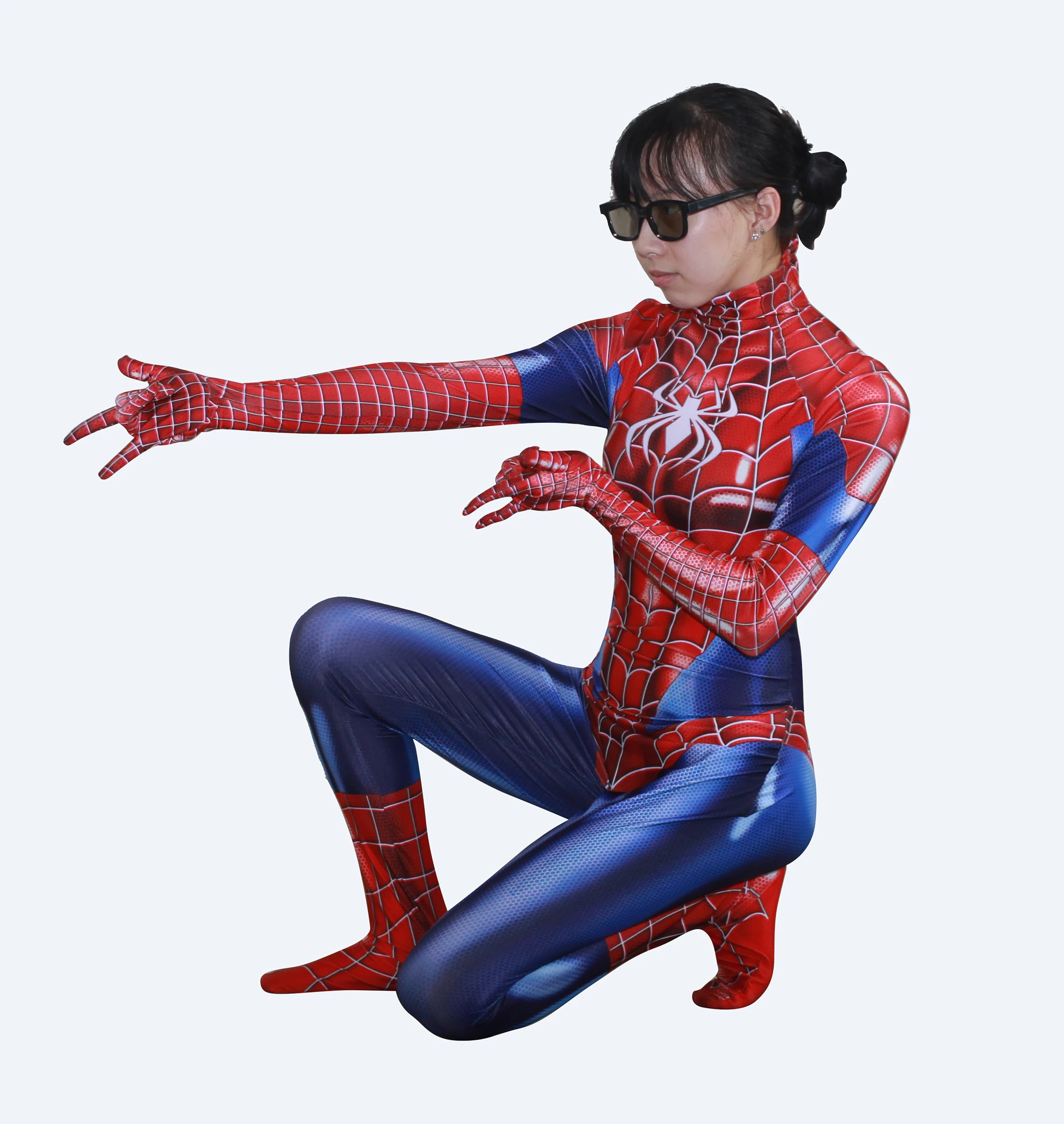 Movie comic 3D digital printing ultimate female cosplay jumpsuit Halloween cosplay costume