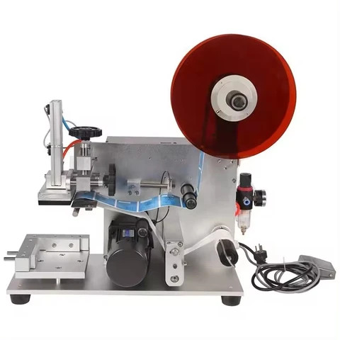 Buy Mt-60 Desktop Semi Automatic Flat Labeling Machine Labeler Plane ...