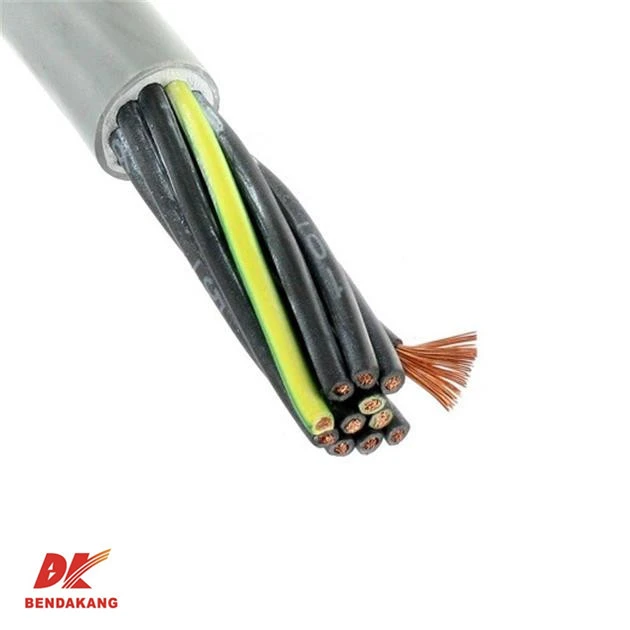 Multicore circular+earth 0.6/1kV copper conductors V-90 insulated and sheathed control cable