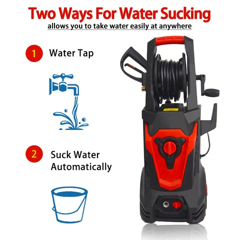 Multifunctional 1300W portable high pressure surface cleaner cold water high pressure washer