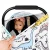 Import Multifunctional Cartoon Animal Printed Elastic Nursing Cover Baby Stroller Cover Nursing Scarf from China