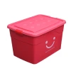 Buy Clear Transparent Large Plastic Clothes Storage Containers Tote Bin Box  With Lid from Linyi Jiuxu Plastic Products Co., Ltd., China