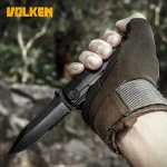 Multitool with Spring Pliers and Folding Knife, Stainless Steel Multi Camping Tool for Outdoor with Screwdriver Bits