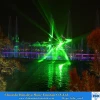 music dancing water fountain water and Laser Show with RGB LED lights