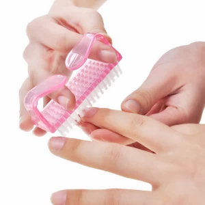 Nail Brush with Durable Plastic Handle