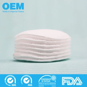 Natural organic cosmetic face cotton pads