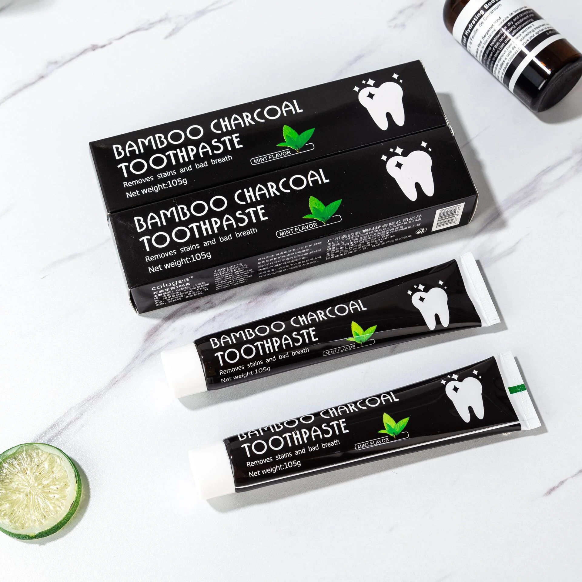 Natural  Teeth Whitening Toothpaste Activated Bamboo Charcoal Toothpaste