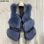 Import New Arrival Fashion Women Winter Fur Gilet Fluffy Fur Waistcoat Real Fox Fur Vest from China