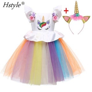New Baby Clothes Unicorn Dress Cosplay Costume In Frozen Dress SU031