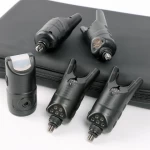 New design FA217-4 night fishing LED highlight carp fishing wireless alarm set 4+1