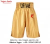 New design Gold color boxing shorts martial arts wear