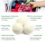 Import New design laundry product Eco-friendly wool felt dryer ball from China