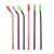 Import New Design Reusable Rainbow Color Stainless Steel Drinking Straw Wholesale With Customized Logo from China