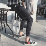 new fashion funky boys jeans men classical custom private label blue denim pants jeans trousers