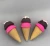 Import New Fashion Ice Cream Cone 100PCS 3D 16x32mm Polymer Clay Flatback Cabochon Miniature Food Art Supply Decoration Charm Craft from China