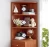 Import New furniture simple narrow flat pack multifunctional bedroom living room wall triangle storage shelf corner drop cabinet from China