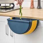 New Hot Sell Folding Wall Mounted Waste Bins For Kitchen Garbage Bin Foldable Car Trash Can  Bathroom Toilet Waste Storage Bucke