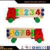 New Math Puzzles Brain Teasers Magical Wooden Truck Toy Assemble Cargo Container Toys New Shape Sorter Toys For Kid With Number