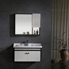 New modern design bathroom vanities with tops wash basin mirror cabinet aluminum bathroom cabinet with mirror cabinets sink