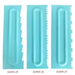 New plastic Cake scrapper set Icing Smoother Set Cake Smoothing Cutter Plate Tool comb icing scrapper baking