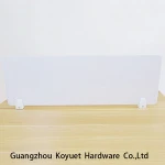 New product acrylic sheet with white transparent color office desk partition