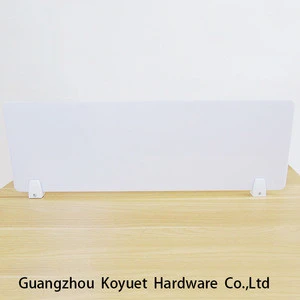 New product acrylic sheet with white transparent color office desk partition