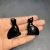 Import new product natural hand carved obsidian cat black crystal animal gifts crystal crafts for home decoration from China