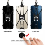 NEW Universal Silicone Lanyard Cell Phone Case Cover Holder Sling Necklace Wrist Strap