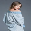 Newest Comfortable Pure Cotton Mr and Mrs Striped Kimono Style Bathrobes