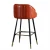 Import Nordic style high quality leather high chair iron bar chair from China