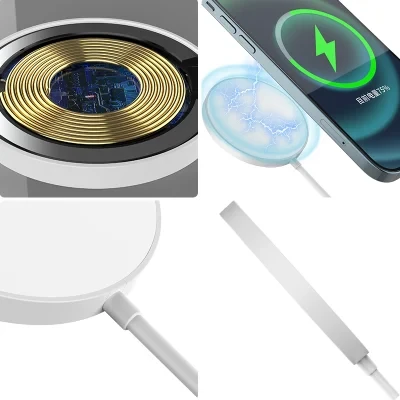 OEM Custom Mag Safechargers Wireless Charging Pad Qi Charger Mat for Samsung Wireless Mobile Phone Charger Wholesale Manufacturer in China